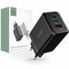 OMREŽNI POLNILEC TECH-PROTECT C65W 3-PORT NETWORK CHARGER PD65W/QC3.0 BLACK