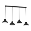 Luster na sajli SVEN 4xE27/15W/230V crni