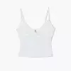 Cropp - Top na bretele - white