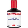 Edding permanent mastilo T-100, 100ml crvena ( 08MM10D )