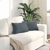 Jastučići za sofu 2 pcs Tamno siva 50 x 30 cm Kordura tekstil