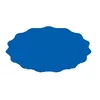 shumee Etikete za kozarec 5,5x3 cm za marmelado 80 kosov, modre mat