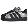 Adidas Patike za devojčice Streettalk El I, KJ9595, Crno-srebrne