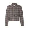 b.young Blazer BYESTOLO brokat / antracit / bela