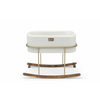 HANAH HOME Hier Metal White Gold