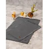 Lessentiel Maison Set 2 prostirke za kupatilo Antracit