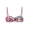 VENICE BEACH Bikini zgornji del voda / temno zelena / bordo / bela