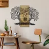 Sogno Forestale -2 GreenBlack Decorative Wooden Wall Accessory