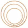 Krugovi od bambusa - 3 komada (drveni ukrasi)