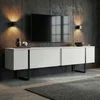 HANAH HOME TV Polica Onera White Black