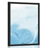 Plakat čudovita modra abstrakcija - 40x60 black