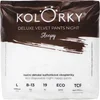 Kolorky Deluxe Velvet Pants Night Sleepy hlačne plenice za enkratno uporabo za noč L 8-13 kg 19 kos