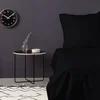De Black Black Satin Super King Posteljina Set