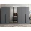 Hanah Home ormar sa reflektujućim staklom Nisa 20598, 315 cm, antracit