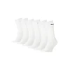 PUMA Unisex Crew Socks 6 pack, Clothing, White, 35-38