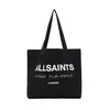 Pamučna torba AllSaints boja: crna, M170XB