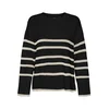 VERO MODA Pulover SABA, črna