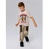 Sinsay - Pamučne loose jogger farmerke - prašnjava braon