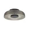 ITALUX WL-36482-GR-LED Plafonsko svetlo PASSO LED/8W/230V 3000K prečnik 25 cm dimljeno staklo, crna