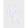 Sinsay - set: bodi i pantalone - belo