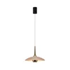 MAXLIGHT P0674 - LED luster na sajli MANUKA LED/12W/230V O 28 cm zlatna/bež
