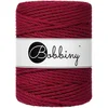 Bobbiny 3PLY Macramé Rope 5 mm 100 m Red Velvet Vrvica