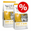 Varčno pakiranje: 2 x 12 kg Wolf of Wilderness - Green Fields - jagnjetina