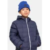 Boys Basic Bubble Jacket Navy/White/Navy