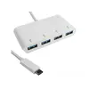 E-GREEN USB 3.1 tip C HUB 4port beli