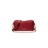 MICHAEL Michael Kors Torba za čez ramo Michael Kors Sac Bandouliere Cuir Bryant Petit Souple Rouge rdeča