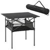Homestar Kamp laua 70x70x69 cm Must