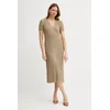 Obleka Twinset zelena barva, 251TT3190