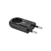 CABLETECH Vtikač 2-PIN 220V za na kabel, črne barve, (20773222)