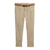 TOM TAILOR DENIM Chino hlače bež/konjak
