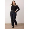 Trendyol Curve Ženska bluza TBBSS24AF00037, Crna