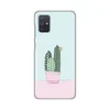 TELEMPIRE Silikonska maska Print za Samsung A715F Galaxy A71 Cactus šarena