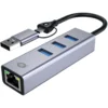 Conceptronic Conceptronic ABBY25G USB-C na Gigabit mrežni adapter s 3-portnim USB Hubom