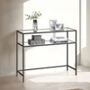 Songmics Konsolna miza 35x100x80 cm Črna