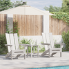 Vrtna stolica 2 pcs Bijelo 80.5 x 74.5 x 92 cm Polietilen