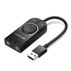 UGREEN Eksterni stereo adapter CM129 crni