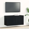 TV ormarić crni hrast 80x30x41 cm inženjerski drvo