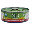 N&D Vlažna hrana za mačke Can Cat Prime Kitten Chranaicken&Pomeganate, 70g