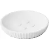 Posoda za milo Tendance 64103100 poliresin, bela