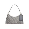 TOMMY HILFIGER Torba za čez ramo JACQUARD bež / mornarska / svetlo modra
