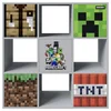 Minecraft REGAL 90/90/30 cm siva, večbarvno