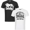 Moški komplet Lonsdale 114063-White/Black