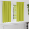 Zavjese za blackout s prstenovima 2 pcs Zelena 175 x 140 cm
