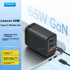 Mryc Punjač za laptop Lenovo, USB-C na USB-C, 3 porta, 65W