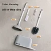Xijie Set za WC šolju, 4 dela, Sivi