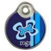 Rogz ID privezak za pse Indigo Bone - S